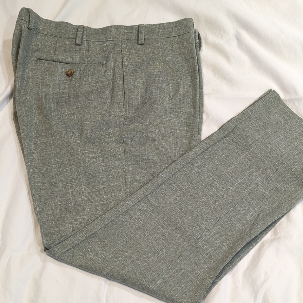 Ralph Lauren Men's Elegant Gray Dress Pants
